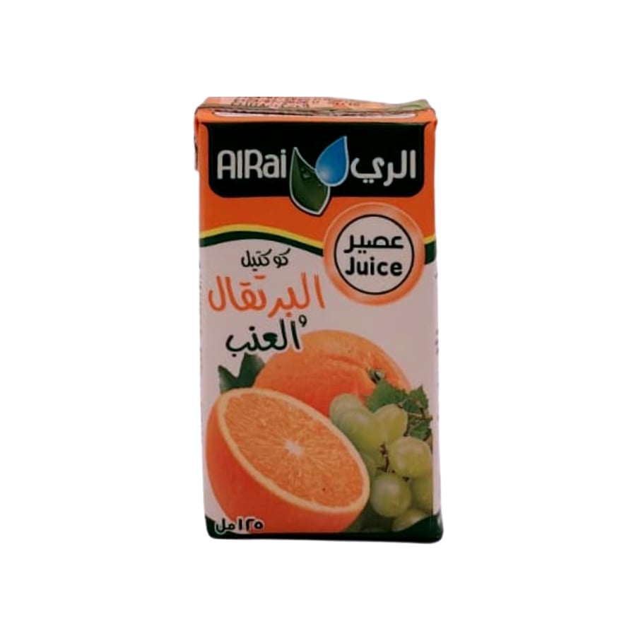 الري عصير كوكتيل برتقال وعنب 125مل