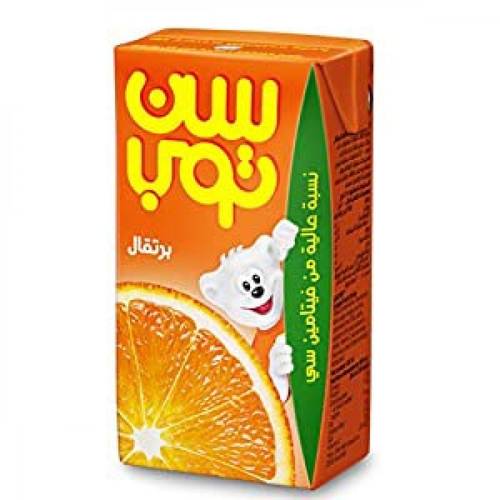 سن توب عصير برتقال  250 مل