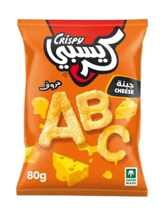 كريسبي حروف ABC بالجبنة 80غ