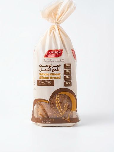 فونتي خبز توست القمح الكامل 665غ