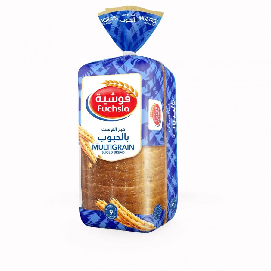 فوشية خبز توست بالحبوب 600غ