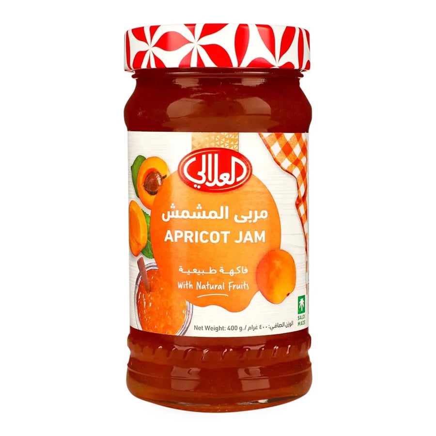 العلالي مربى المشمش زجاج 400غ