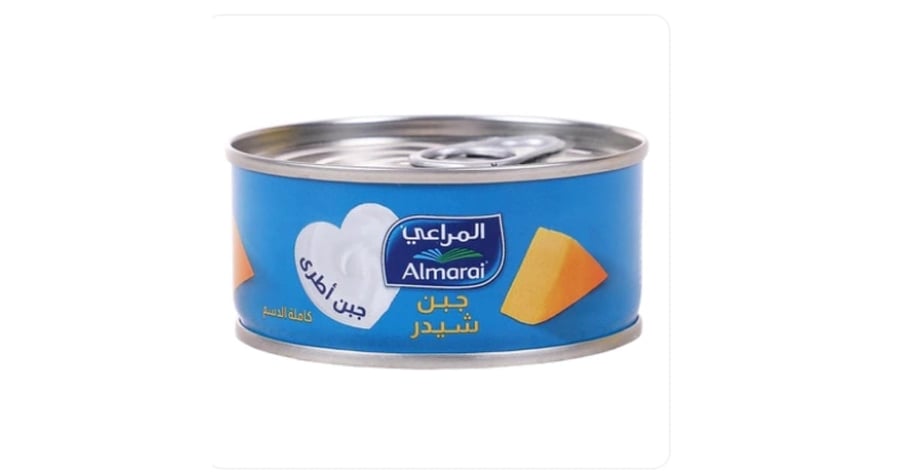 المراعي جبن شيدر علب كامل الدسم  113جرام