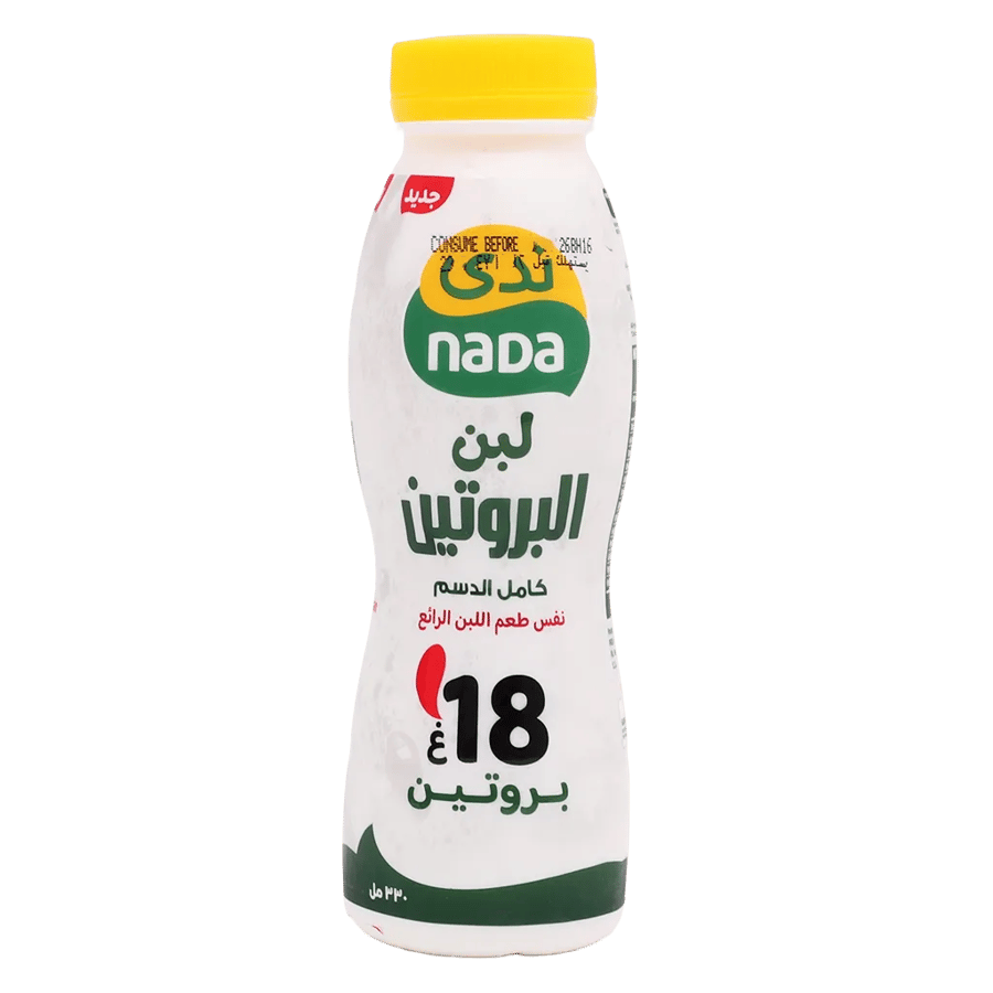 ندى لبن بروتين كامل الدسم 330 مل