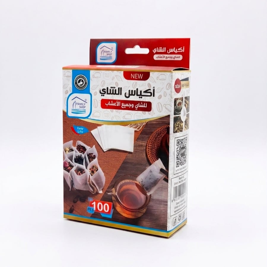 فاميلي اكياس الشاي والأعشاب 100 كيس