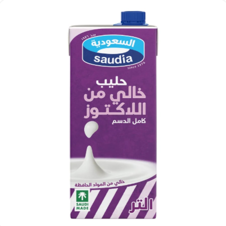 السعودية حليب خالي اللاكتوز 1 لتر