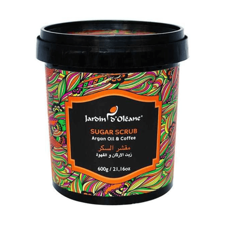 Garden Olayan – Sugar scrub with argan oil and coffee – 600 grams