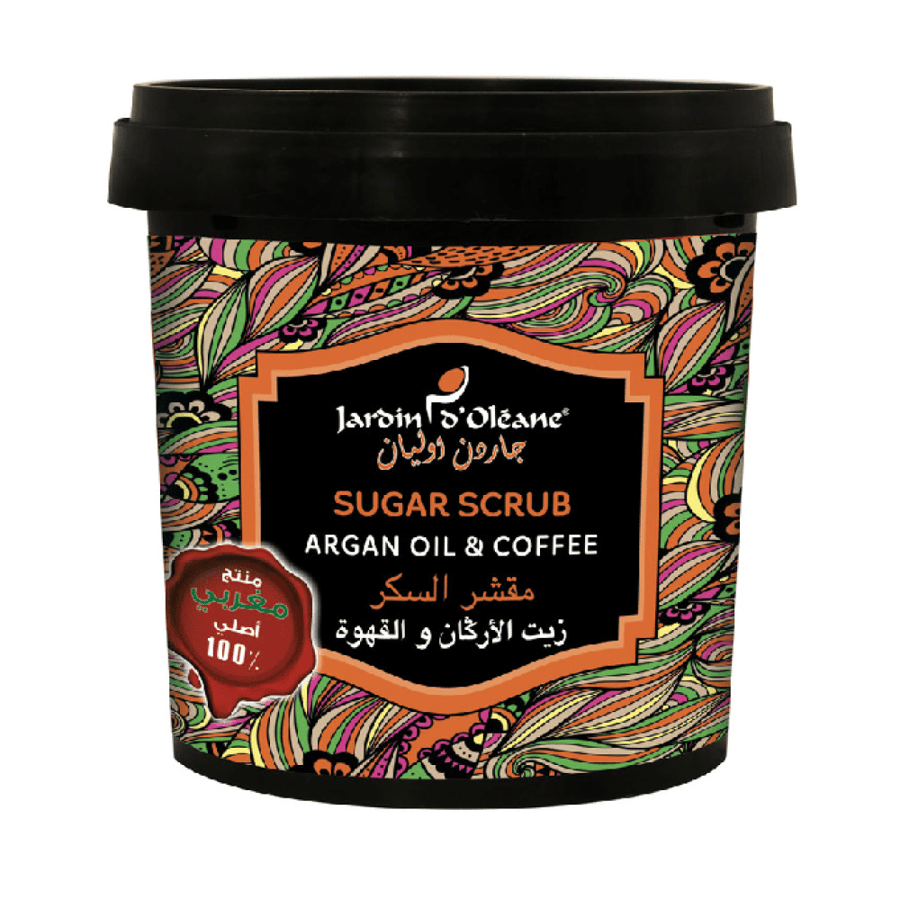 Garden Olayan – Sugar scrub with argan oil and coffee – 600 grams