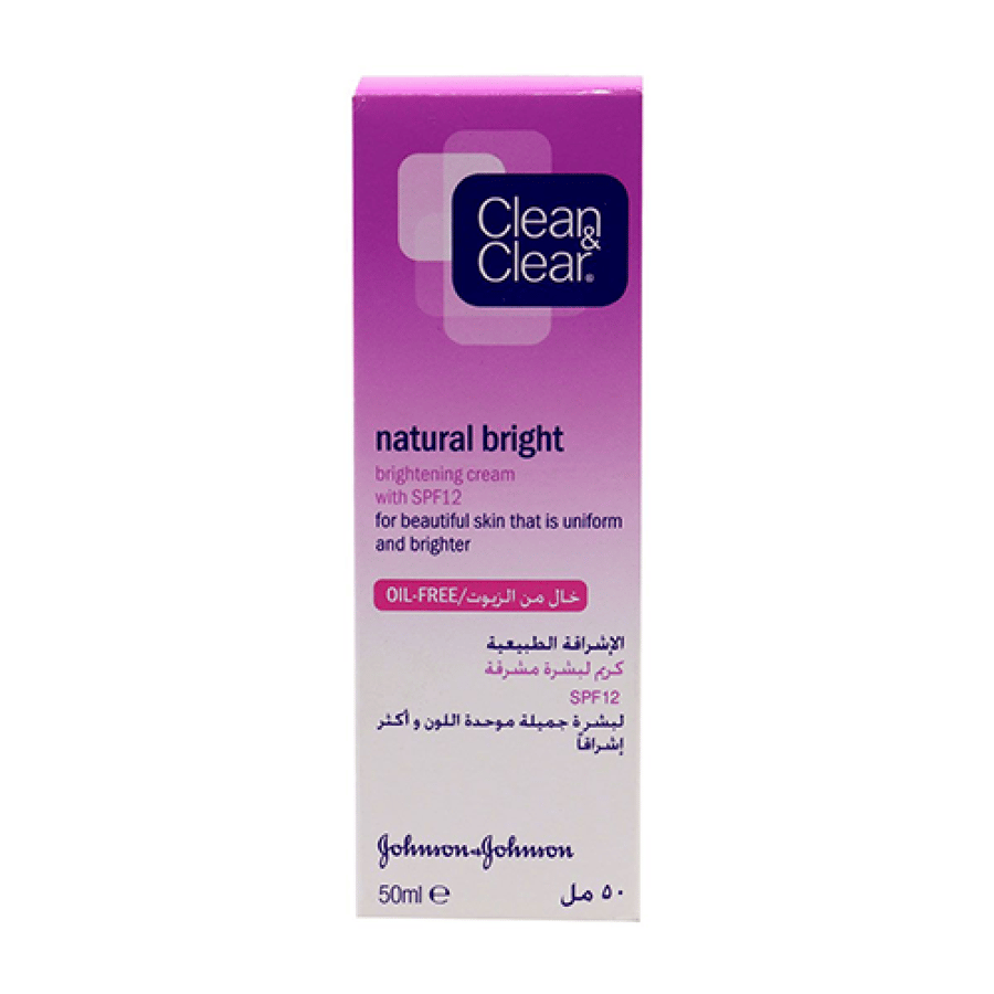 كلين اند كلير, كريم مرطب, وموحد لون البشرة, - 50مل