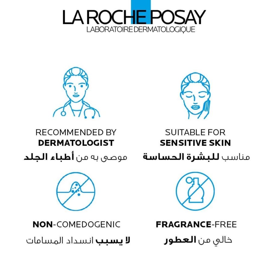 La Roche-Posay Effaclar H Iso Biome Moisturizing Cream for Oily and Acne-Prone Skin with Niacinamide 40 ml