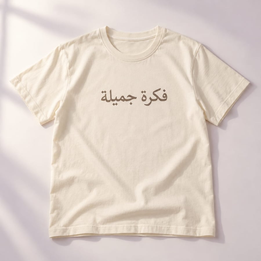 تيشيرت مخصص بالاسم أو تصميم العميل