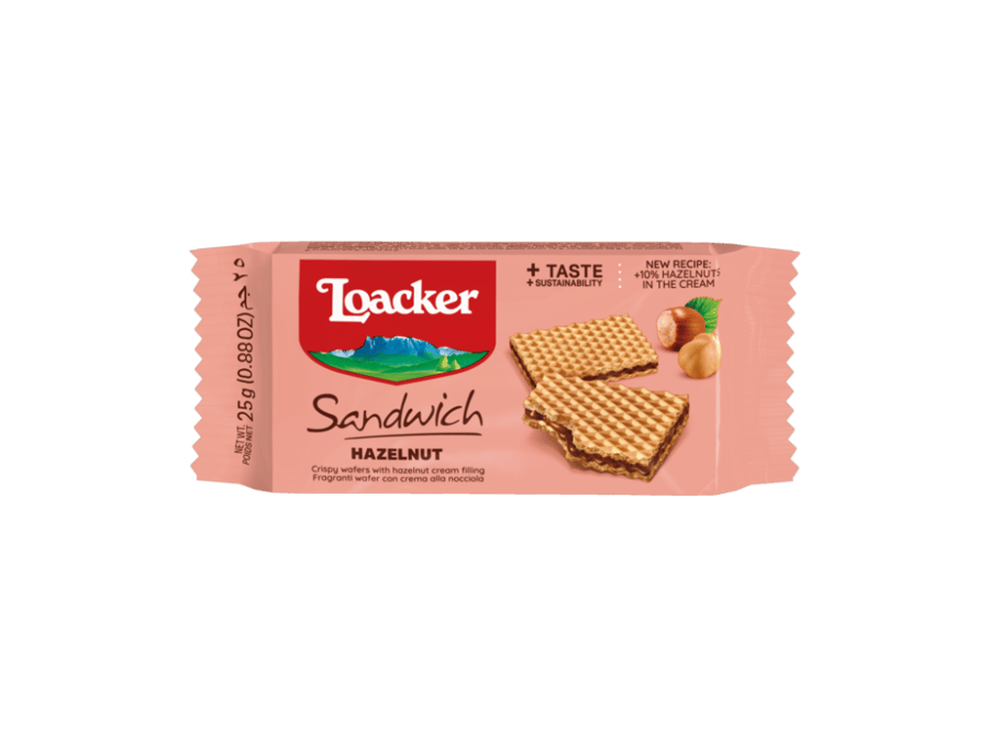 Lauker sandwich with hazelnut - 25 grams