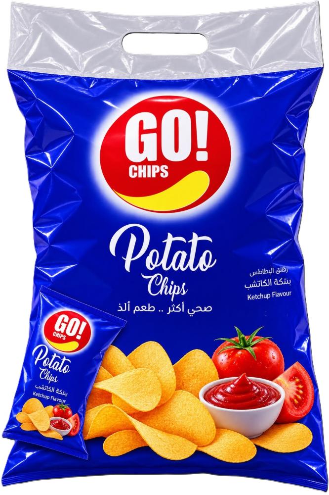 بطاطس جو شيبس الكاتشب - 12* 12جرام