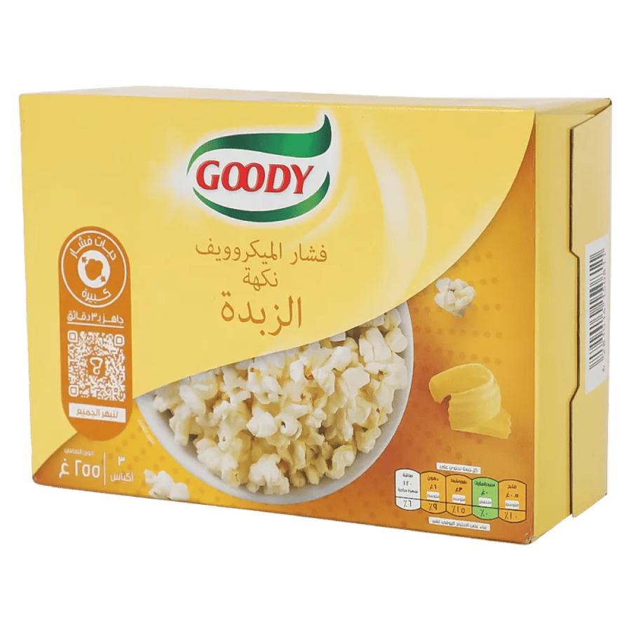 فشار الميكروويف نكهة الزبدة قودي 225 جم