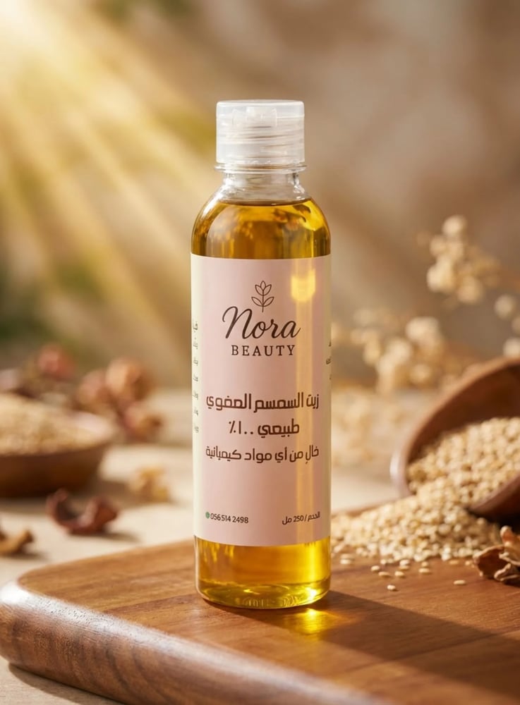 زيت السمسم العضوي