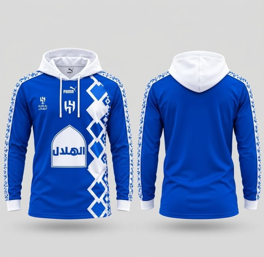 بلوفر نادي الهلال السعودي الشتوي الفاخر | موسم 2026-2027