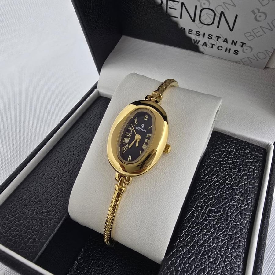 ساعة نسائي من بينون تصميم كارتير اسواره الجديدA women's watch from Binon, Cartier design, new bracelet