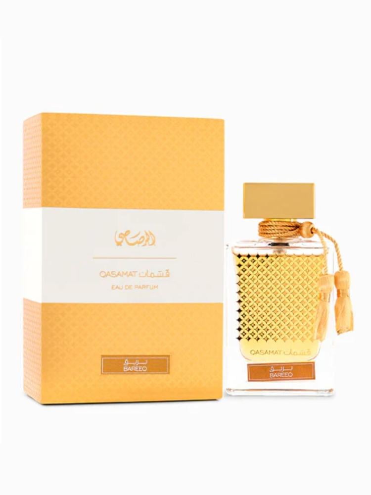 علبة عطر Rasasi Qasamat Bareeq الفاخرة
