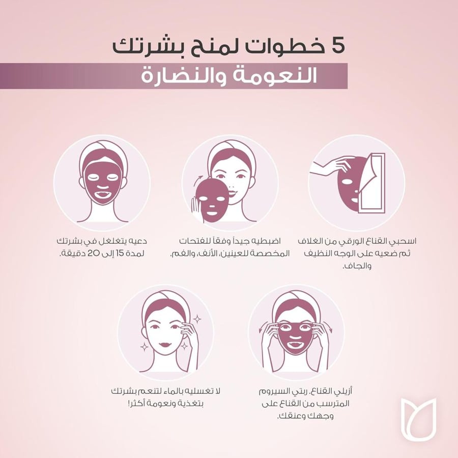 قناع وجه بوندس برايت بيوتي بالجلوتا-بوست-سي وهيالورونيك أسيد مع فيتامين B3 – ترطيب وإشراقة ثلاثية للبشرة – 20 غرام