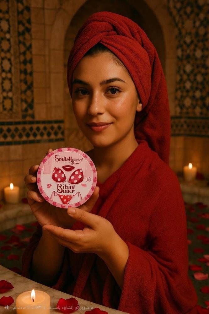 Bikini butter for whitening and moisturizing sensitive areas and body from Dr Arabi. Natural formula that gives you smoothness and even skin tone. 125 ml