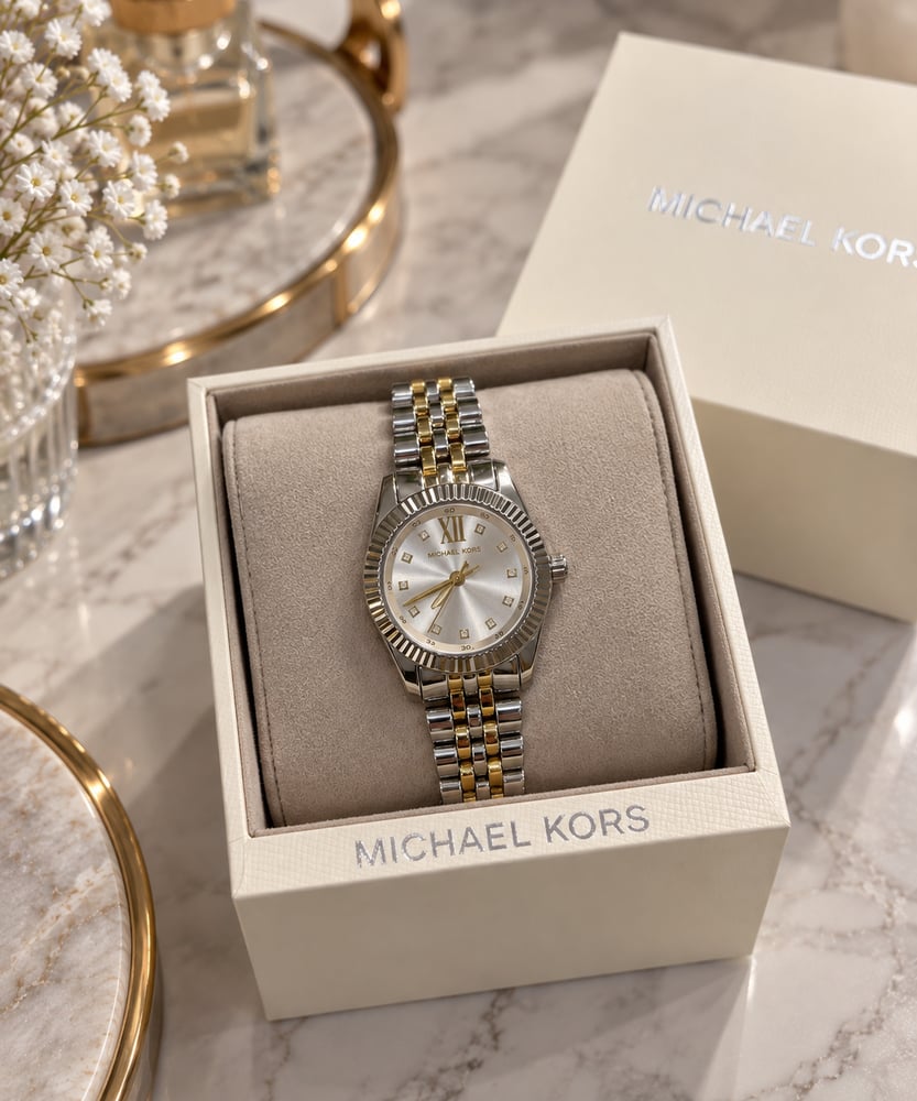 ساعة مايكل كورس النسائية – Michael Kors أناقة فاخرة بتفاصيل ناعمة