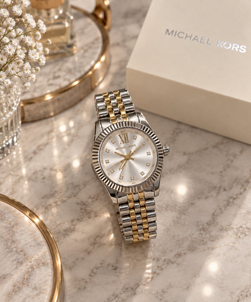 ساعة مايكل كورس النسائية – Michael Kors أناقة فاخرة بتفاصيل ناعمة