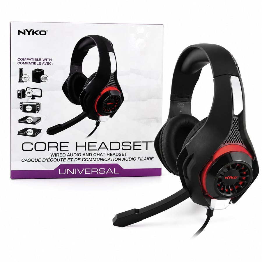 سماعة ألعاب سلكية NYKO Core Headset – Universal