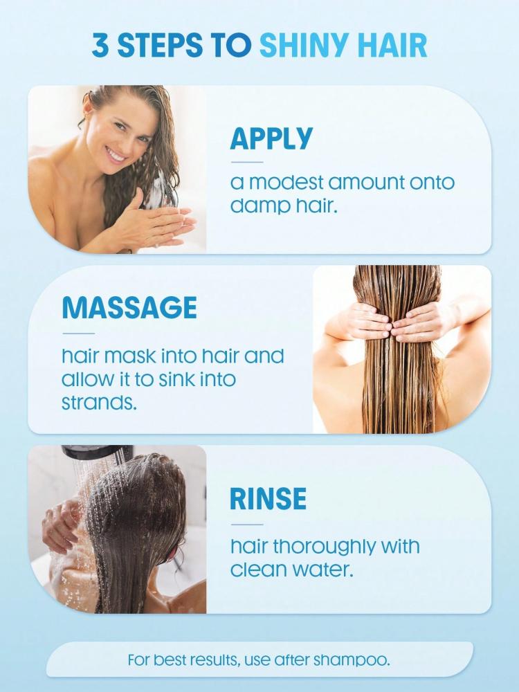 SHEGLAM HAIR قناع ترطيب الشعر بجوز الهند للنعومة واللمعان وتقليل التجعد