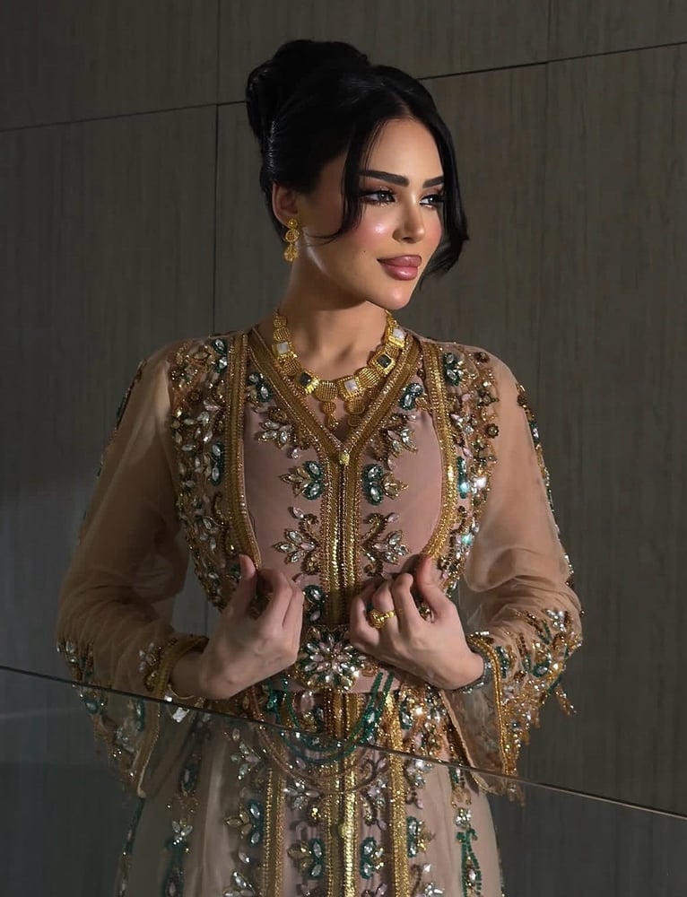 قفطان مغربي فخم وانيق