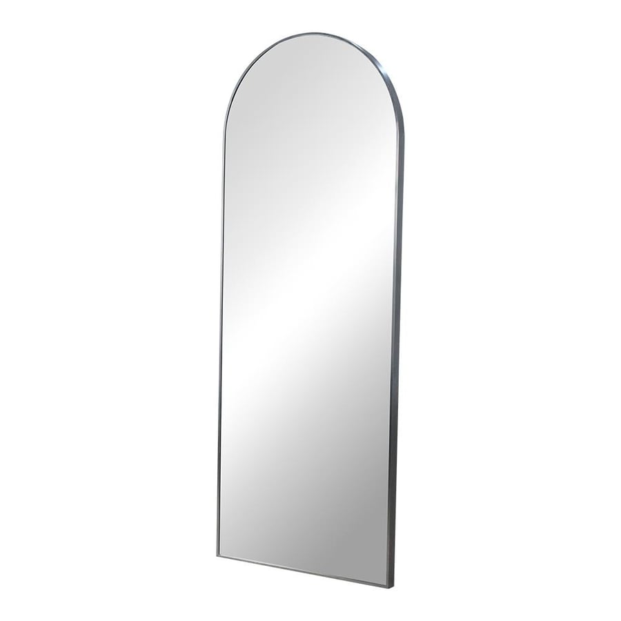 Wall decor mirror with silver frame 70×180 cm