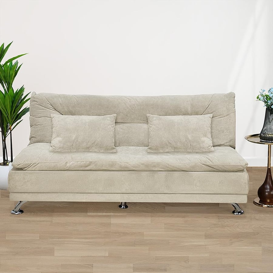 Adjustable sofa to bed khaki