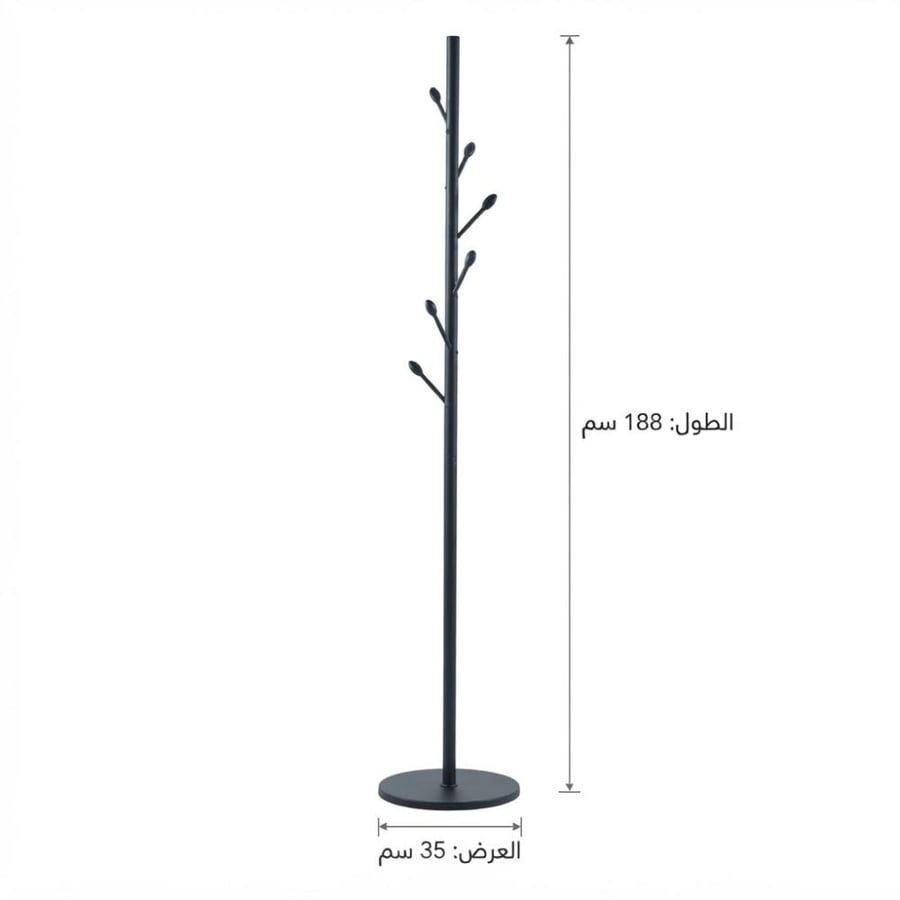 علاقة ملابس عصرية باللون الأسود