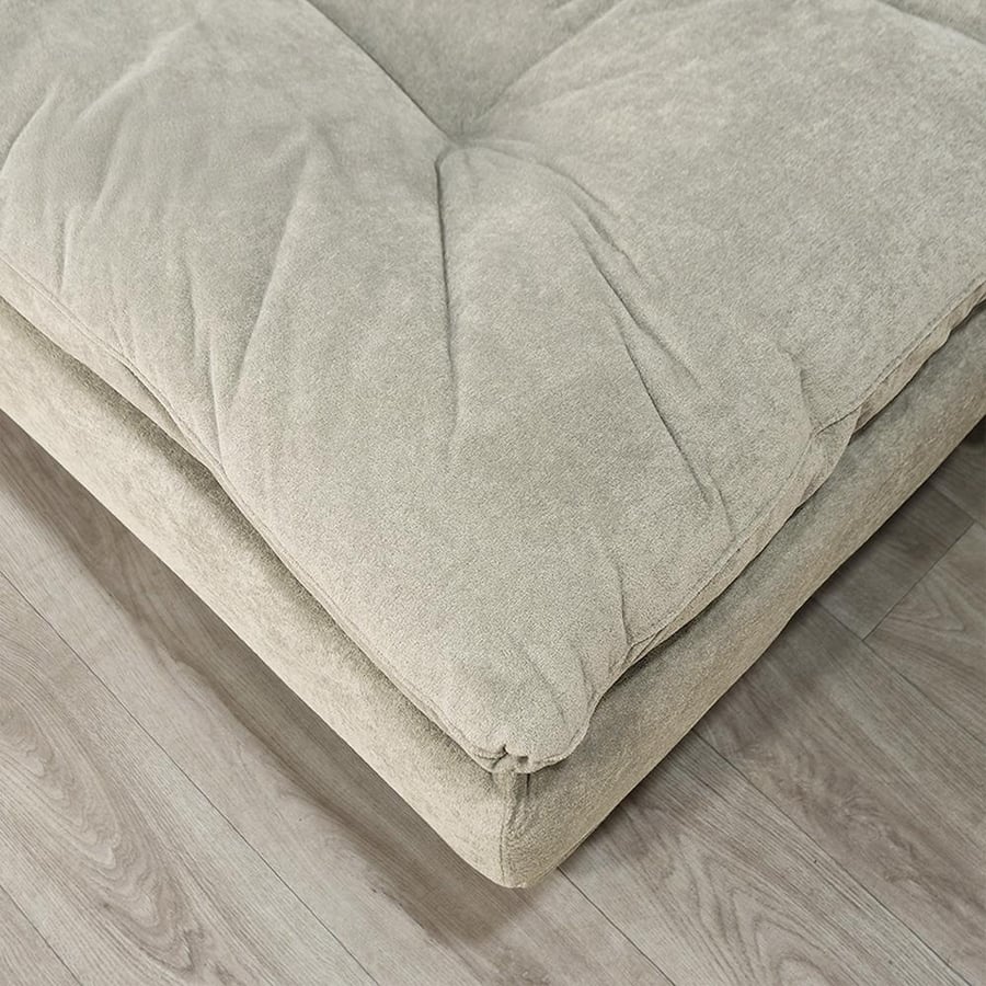Adjustable sofa to bed khaki