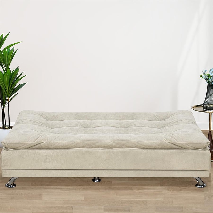 Adjustable sofa to bed khaki