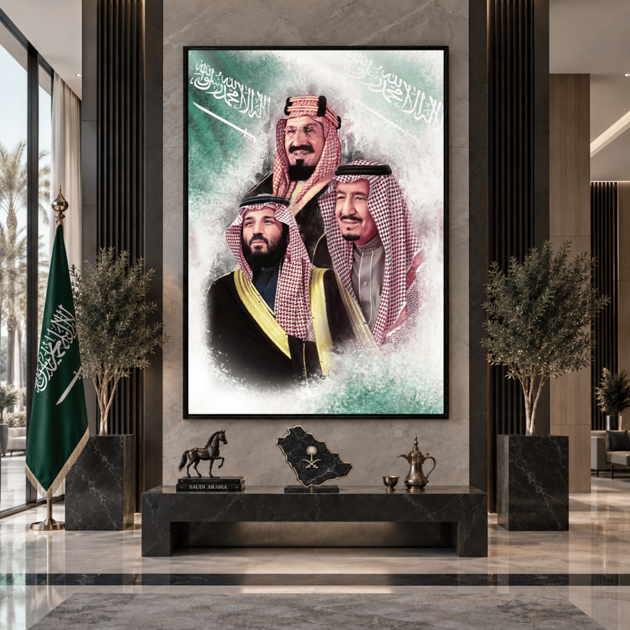 سيرة وطن – لوحة جدارية ملكية بإطارات ومقاسات متعددة
