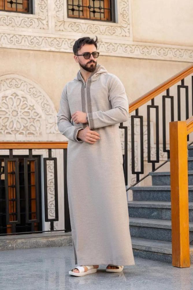 ثوب رجالي شتوي مغربي-متجر فرح