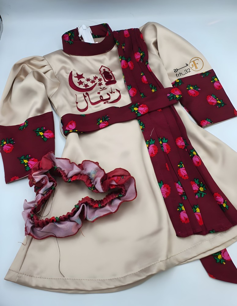 فستان رمضان بناتي بالاسم