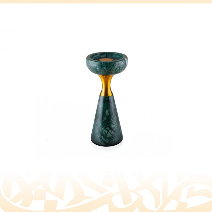 طقم مباخر رخامية (أخضر زيتي)