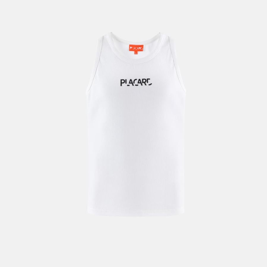 Placard Tank Top White