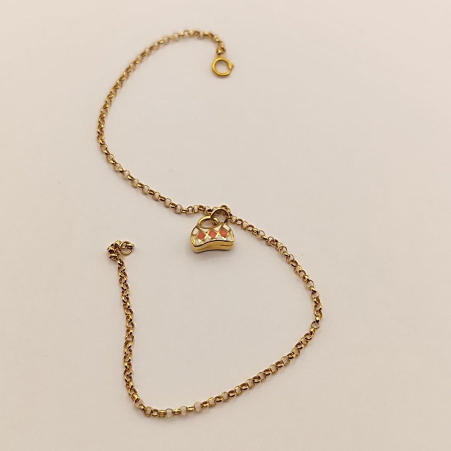 Bracelet 7 inches 18k
