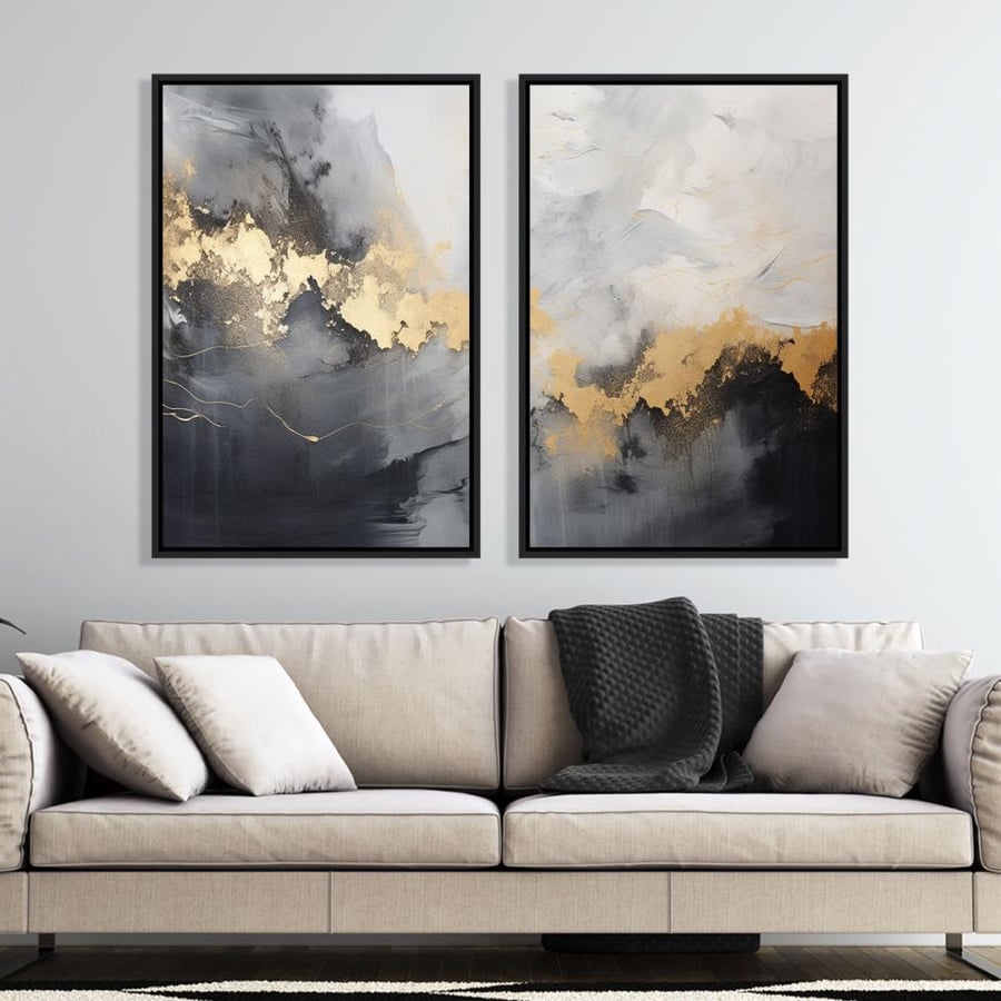 لوحة ثنائية تصميم عصري