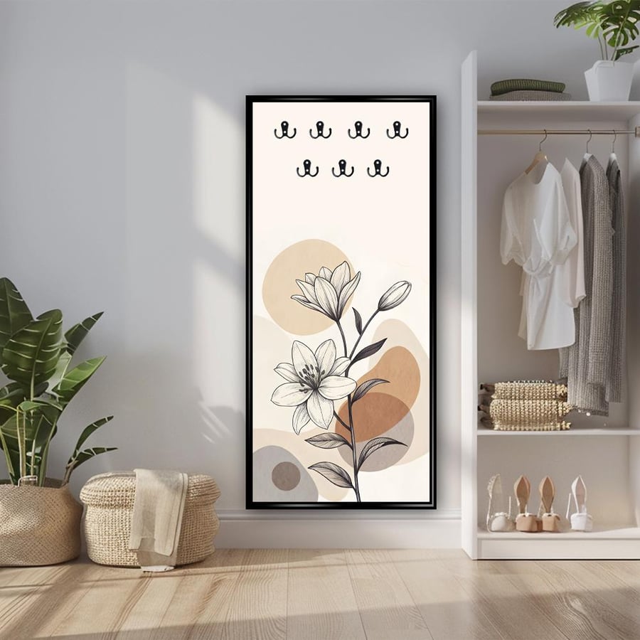 لوحة علاقة عبايات تصميم عصري