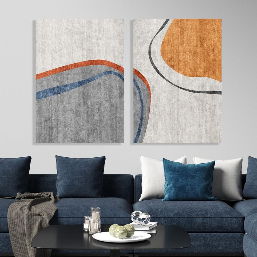 لوحة ثنائية تصميم عصري