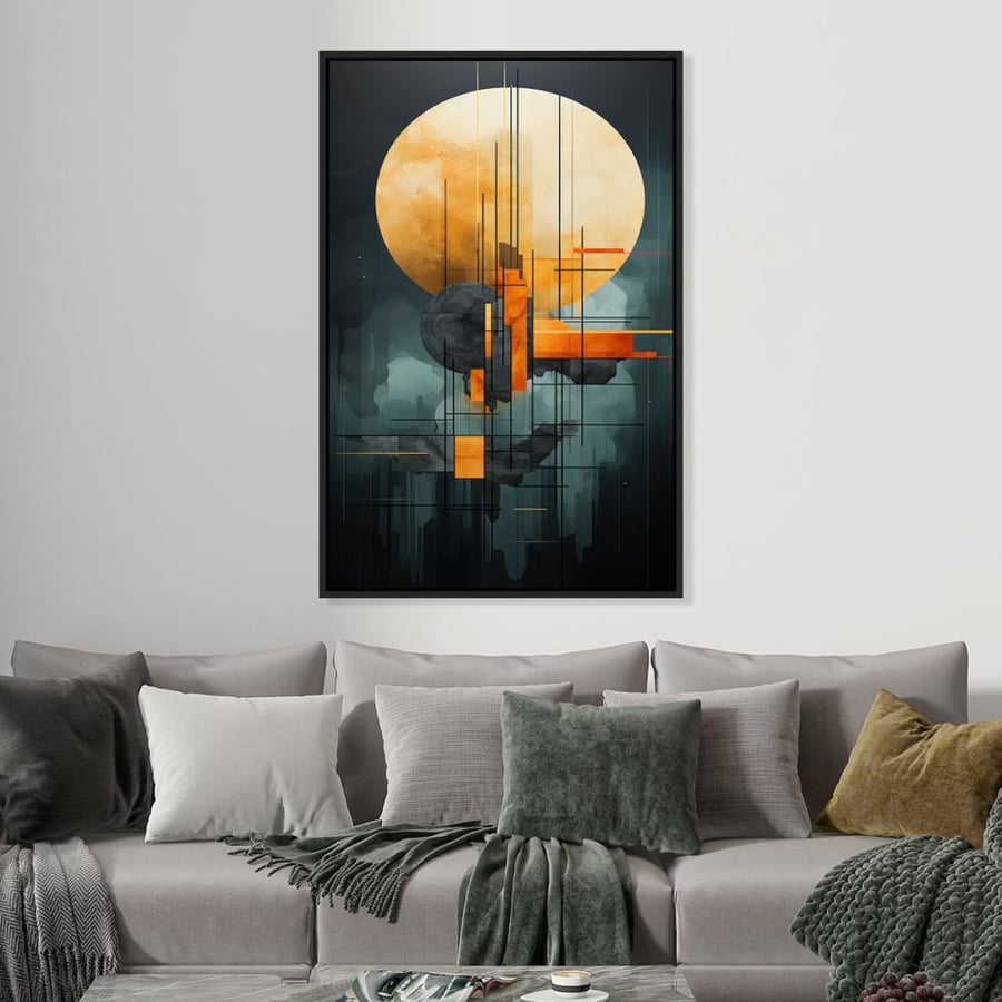 لوحة طولية بتصميم عصري