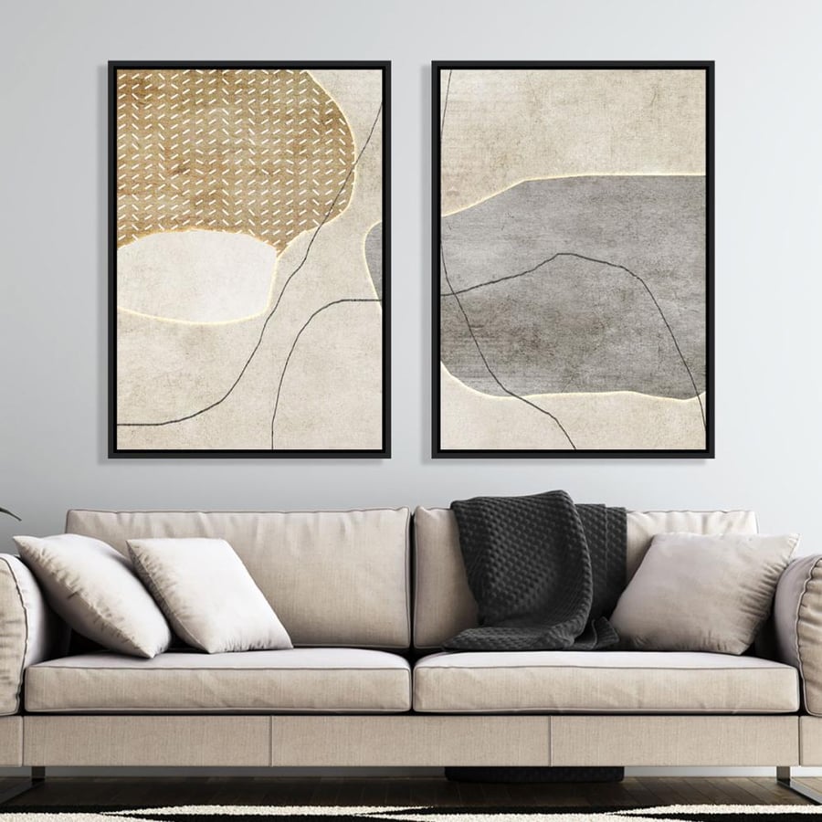 لوحة ثنائية تصميم عصري