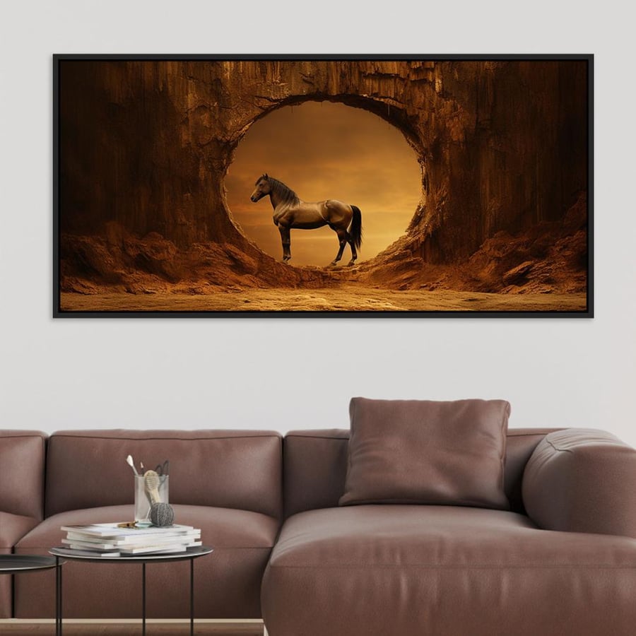 لوحة جدارية عرضية تصميم عصري