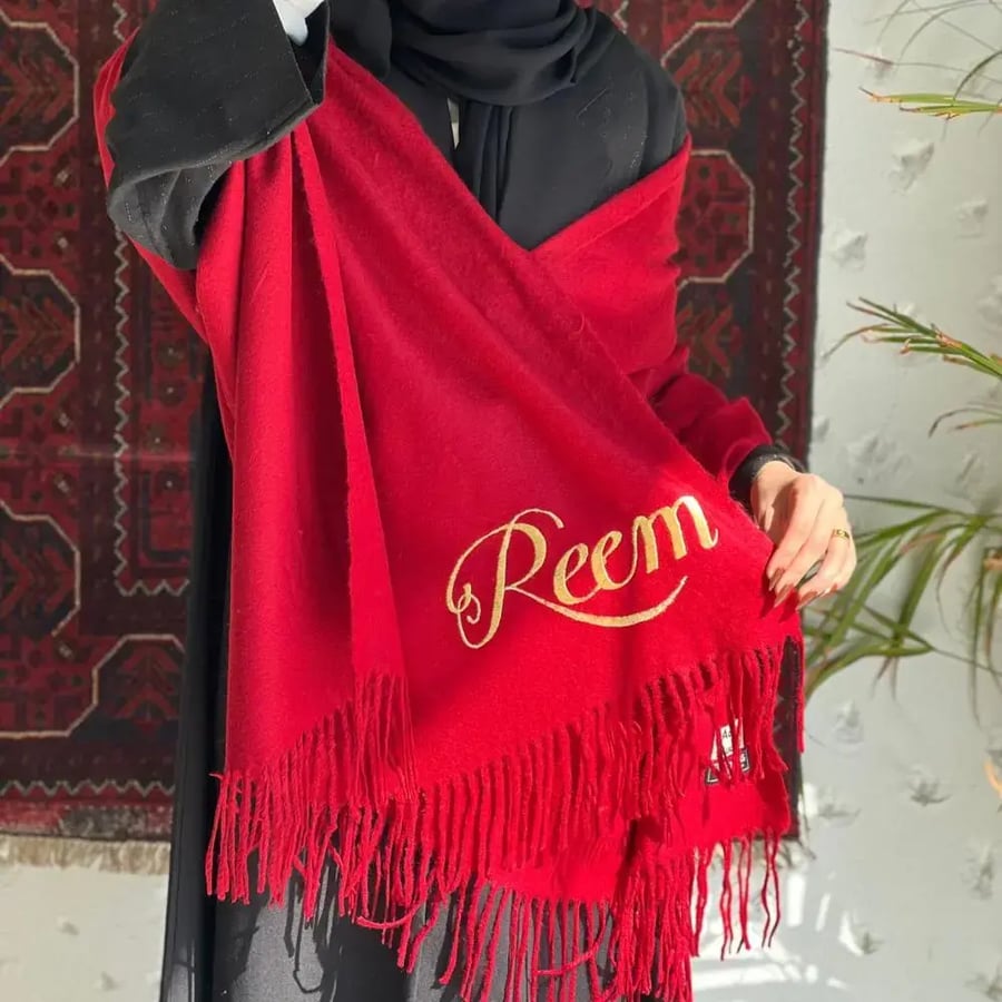 شال صوف نسائي بالاسم