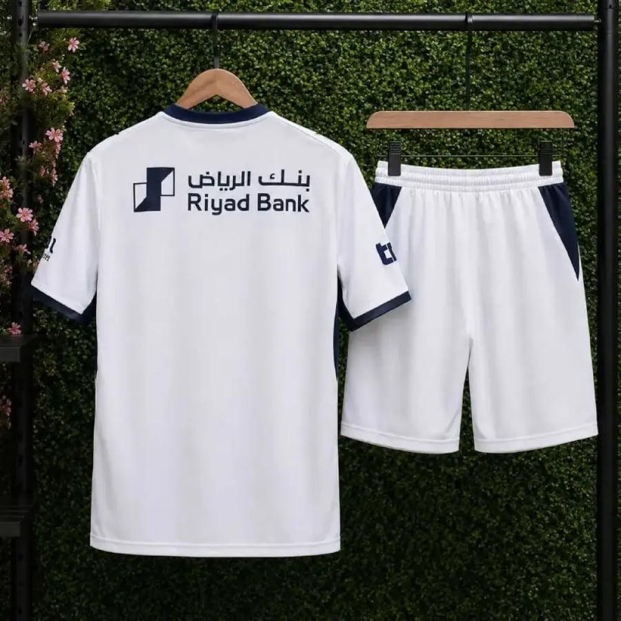 تيشيرت نادي الهلال الاحتياطي الجديد - أبيض وأزرق