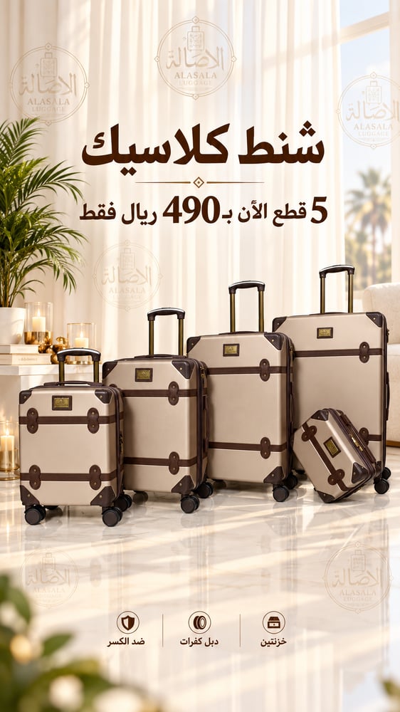 طقم كلاسيك 5 قطع