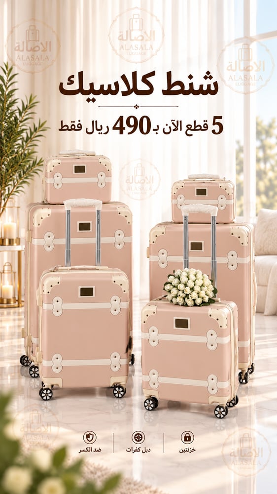 طقم كلاسيك من 5 قطع